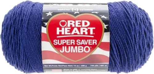 Vista 33 de Red Heart Super Saver Jumbo Ovillo de lana, Amatista