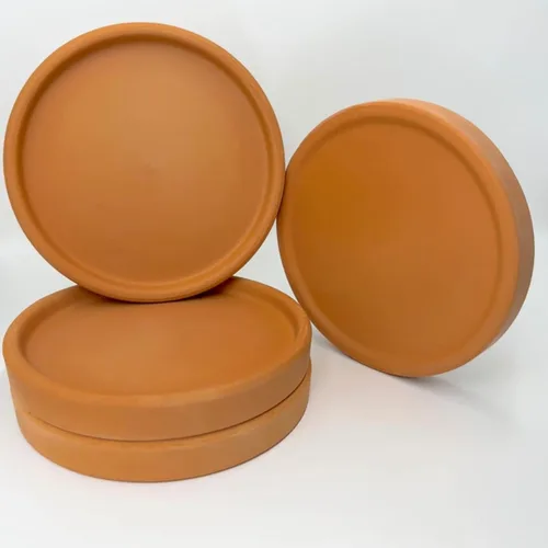 Vista 37 de Yukfona - 4 bandejas de cerámica para macetas, bandejas de 4 5 6 7 8 9 10 11 12 13 pulgadas para interior y exterior, resistente, duradera, base