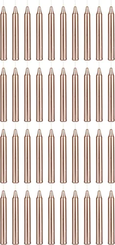 Vista 20 de Mega Candles Mini vela de hechizo con carillón cónico, 20 unidades, 4 x 1/2 Surtido
