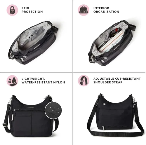 Vista 3 de Baggallini Securtex - Bolso bandolera antirrobo