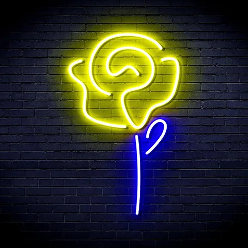 Vista 25 de ADVPRO Rose Flex Silicone LED Neon Sign - Blue - st16s32-fnu0034-b