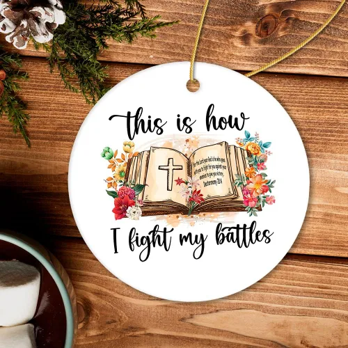Vista 2 de Adornos de Navidad con temática religiosa, decoraciones de Natividad y Jesucristo