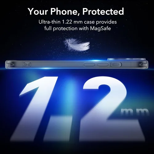 Vista 2 de ESR Funda para iPhone 13 Pro, Compatible con MagSafe, Protección de Grado Militar, Resiste el Amarillamiento y los Arañazos, Funda Magnética