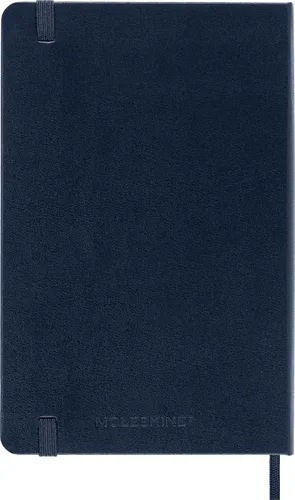 Vista 3 de Moleskine - Cuaderno, mediano, a rayas, tapa dura, azul zafiro