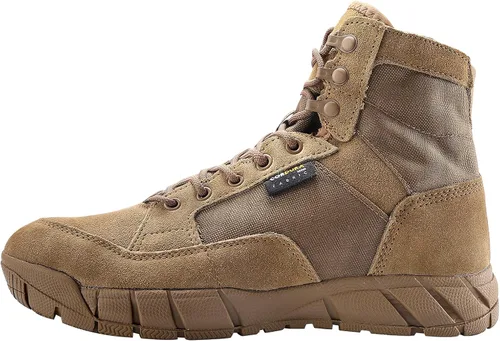 Vista 2 de ANTARCTICA - Botas tácticas militares ligeras de hombre para senderismo, botas de trabajo
