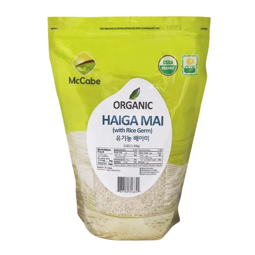 Vista 4 de McCabe Arroz integral orgánico, 3 libras (48 onzas), orgánico certificado por USDA, producto de Estados Unidos, CCOF