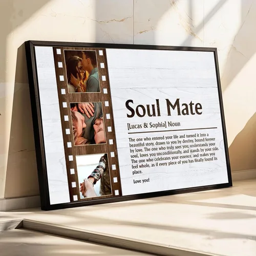 Vista 12 de LOVELYPOD Póster de lienzo personalizado para parejas, fotos personalizadas para parejas, ideas para regalo del día de San Valentín, regalo