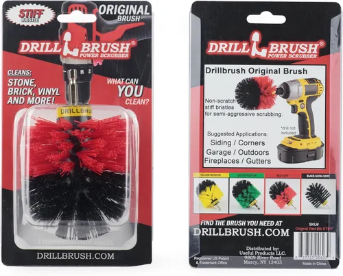 Vista 13 de Drill Brush Fregador eléctrico para taladro inalámbrico Multiuso Medio amarillo