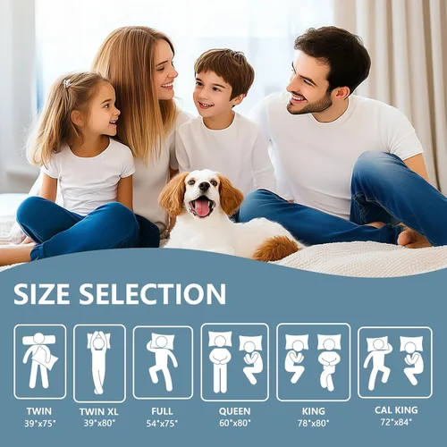 Vista 8 de Protector de colchón impermeable premium tamaño twin, cubierta de cama transpirable de tela de aire 3D refrescante, funda de almohadilla de colchón
