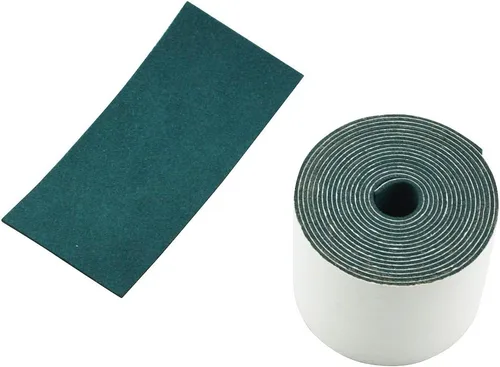 Vista 7 de FOSHIO Fieltro de microfibra para envolver bordes de escobilla de 6.6 ft de longitud, fieltro de gamuza verde oscuro para cubrir los bordes
