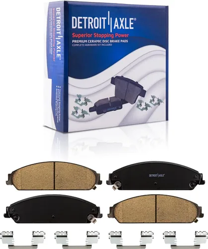 Vista 91 de Detroit Axle - Pastillas de freno para Avalanche Express Suburban Savana Yukon XL 1500 Chevy Tahoe GMC Cadillac Escalade, Pastillas de freno