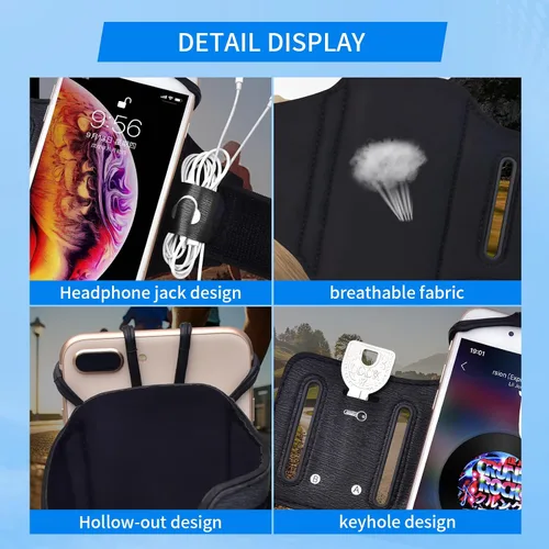 Vista 6 de Soporte para teléfono de muñeca, rotación de 360° adecuado para iPhone 16/15/14/13/12/Pro/Pro Max, para teléfonos inteligentes de 4.7 a 6.5