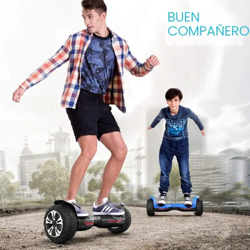 Vista 2 de Gyroor Warrior G2 8.5"Off Road Self Balancing Scooter for Kids Adults 1-negro