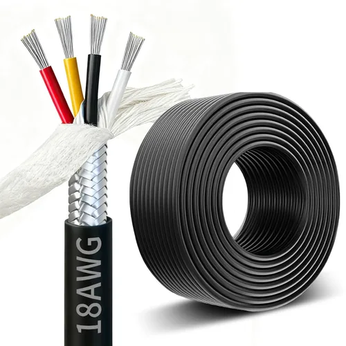 Vista 7 de Cable CNC de cadena blindada de 16AWG de 1.5 mm² (12 pies) UL2464 núcleo de cobre estañado, extremadamente flexible, calibre 16, cable eléctrico