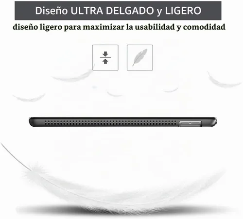 Vista 4 de SURITCH para iPad de 9ª/8ª/7ª generación, Funda iPad 10.2, [Protector de Pantalla Integrado] [Soporte para Lápiz] Funda de Cuero Ligera Cubierta