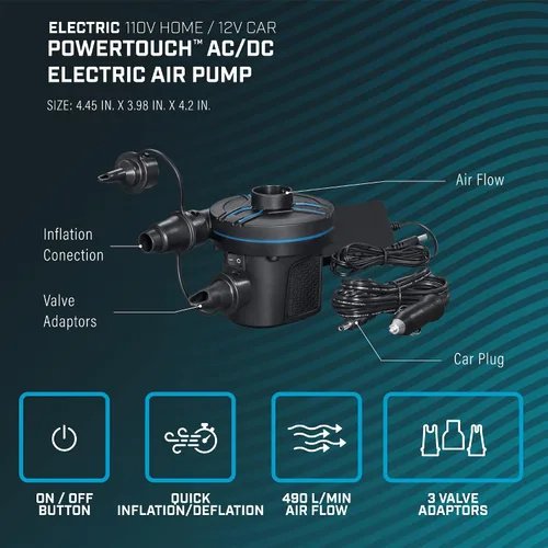 Vista 3 de Bestway Bomba de aire eléctrica PowerTouch AC/DC