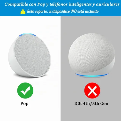 Vista 2 de PlusAcc Soporte para Pop con puertos de carga USB-C y USB-A, estación base de soporte de mesa para cargar teléfonos celulares y auriculares, base