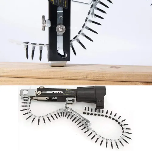 Vista 3 de Adaptador de cadena de taladro de tornillo para pistola de taladro eléctrico, rango de mandril automático de cadena de clavos, adaptador automático