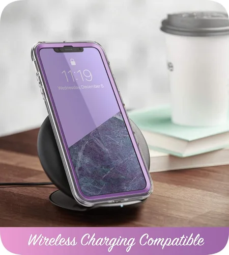 Vista 6 de i-Blason Cosmo Series - Funda para iPhone 11 Pro Max 2019, funda protectora delgada y elegante de cuerpo completo con protector de pantalla