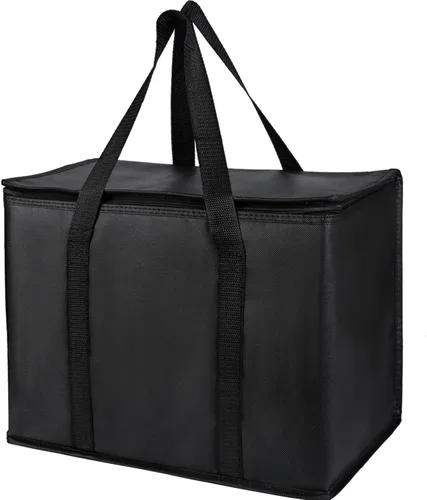 Vista 10 de Paquete de 2 bolsas aisladas reutilizables para comestibles, bolsas enfriadoras plegables para comestibles, bolsa aislante grande de alta Adorable