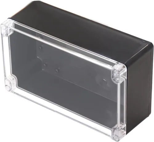 Vista 35 de Caja de proyecto IP65 Caja de conexiones impermeable ABS cajas eléctricas negras para bricolaje, Estuche electrónico para proyectos de energía, Caja