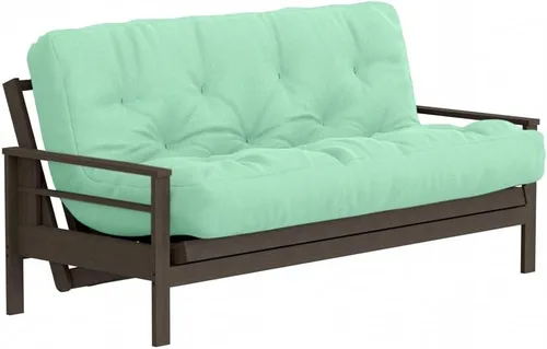 Vista 25 de Royal Sleep Products by The Futon Factory - Colchón futón de espuma de 8 pulgadas, tela negra sólida, tamaño Twin, espumas certificadas CertiPUR