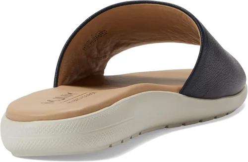 Vista 10 de Marc Joseph New York Sandalias planas de cuero genuino para mujer, puntera abierta, sin espalda, cómodas, ligeras, suela de EVA, a la moda, sin