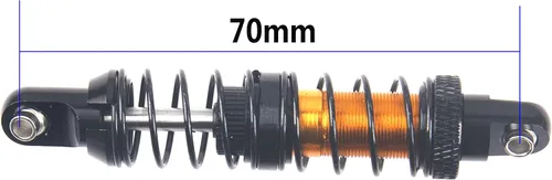 Vista 5 de 4 piezas ShareGoo Amortiguador de Metal 70/80/90/100/110/120mm Compatible con Tamiya CC01 Traxxas TRX4 Axial SCX10 D90 D110 RR10 1/10 RC Crawler Car