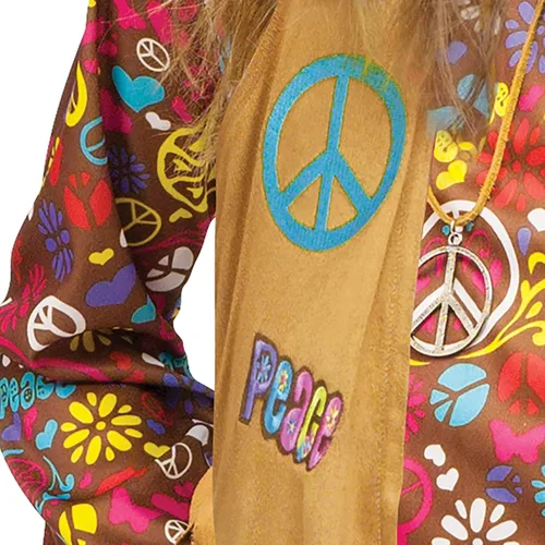 Vista 3 de Fun World Child Peace & Love Hippie Costume