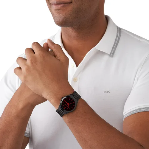 Vista 5 de Michael Kors - Reloj de cuarzo Slim Runway de acero inoxidable para hombre