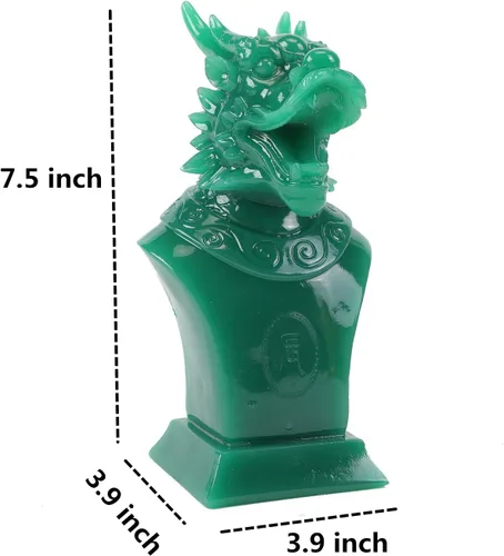 Vista 2 de Estatua de dragón chino - Escultura de dragón para decoración del hogar Accesorios