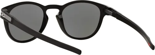 Vista 6 de Oakley Latch lentes de sol redondos, no polarizados, para hombre, negro, 53 mm