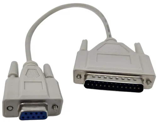 Vista 5 de YCS basics Cable de puerto serie DB9 hembra a DB25 macho RS232 de 1 pie