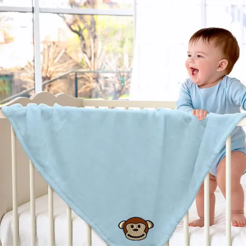 Vista 5 de Fastasticdeals Ropa de cama de bebé para niños y niñas, lindo mono cara de poliéster