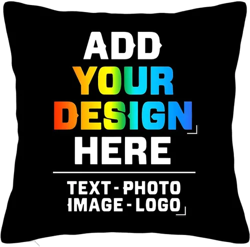 Vista 23 de Funda de almohada personalizada, diseña tu propia funda de almohada con logotipo de texto y texto de dos lados para marido, esposa, para hombres