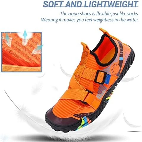 Vista 4 de Water Shoes for Women Men Quick Dry Aqua Socks Unisex Non-Slip Barefoot Shoes for Outdoor Sports Surfing, Swimming, Beach Sports, Kayaking