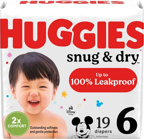 Vista 31 de Pañales Huggies Snug & Dry para bebé
