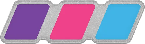 Vista 53 de Insignia tricolor - Compatible con Toy Taco, Tun y 4Run Negro con escala de grises TRI