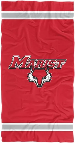 Vista 130 de LOGOVISION Manta Abilene Christian University, 30 x 60 pulgadas, logotipo primario CottonFront/PolyBackBeachTowel