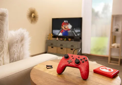 Vista 7 de PowerA Wired Controller Plus - Super Mario - Nintendo Switch, Red