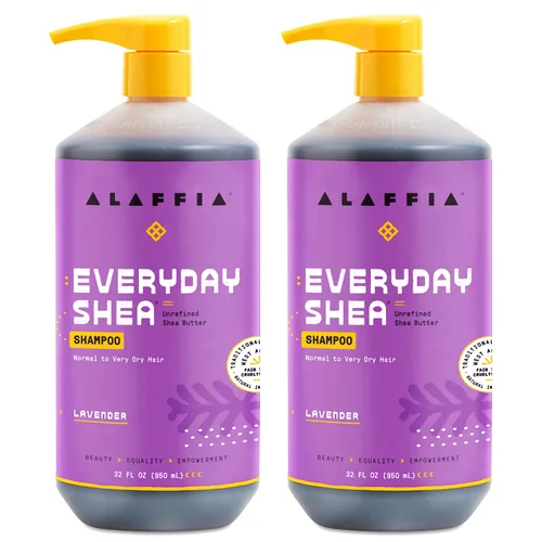 Vista 10 de Champú de manteca de karité hidratante, 32 onzas de Alaffia, Everyday Shea, 32