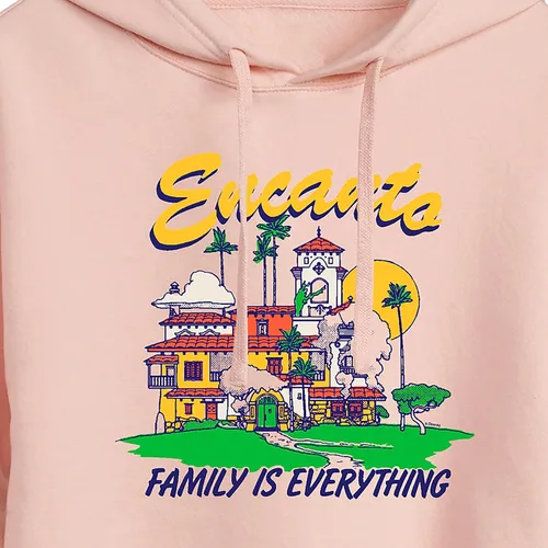 Vista 3 de Disney - Encanto - Casa Family Is Everything - Women's Cropped Pullover Hoodie