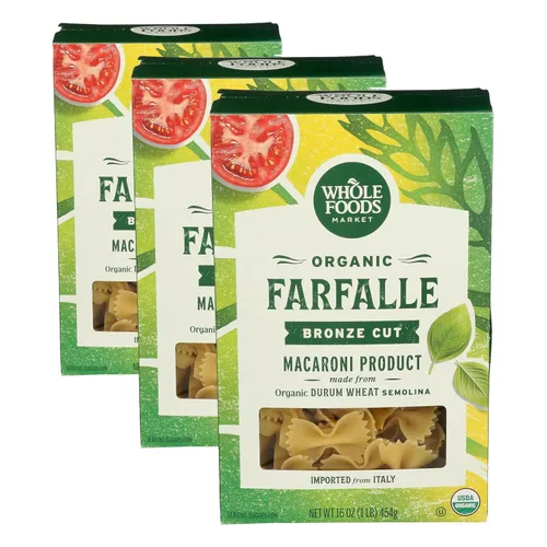 Vista 9 de Whole Foods Market, Farfalle orgánico, 16 onzas