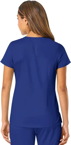 Vista 2 de Maevn Top cruzado con panel de malla EON para mujer