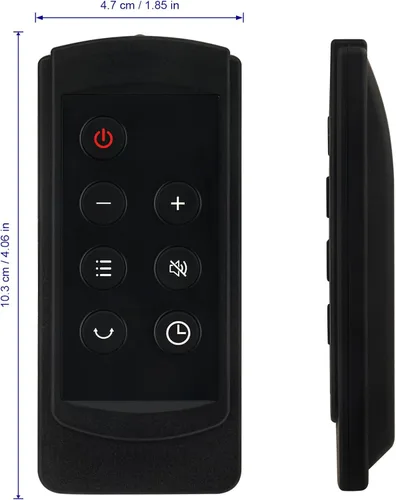 Vista 4 de DR-HPA001 MC710S - Control remoto reemplazado compatible con ventilador de torre Dreo DR-HTF008 DR-HTF008S DR-HTF001 DR-HTF007 CF511/CF511S MC710S