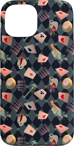 Vista 6 de Funda de regalo para iPhone 16 con diseño de cuento de hadas de Alicia en el país de las maravillas
