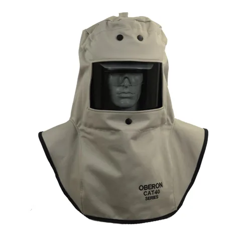 Vista 8 de Oberon Kit Arc Flash - 40 CAL- Incluye capucha Arc Flash, abrigo y babero - SERIE CAT