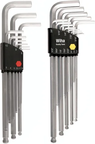 Vista 7 de Wiha 66979 Juego de 35 piezas de bandeja de llaves ErgoStar en forma de L - Hex métrico, Hex SAE, Torx