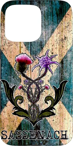 Vista 31 de Purple Thistle Flower Scottish Flag Scots Sassenach Vintage Case for iPhone 17