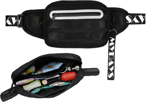 Vista 8 de TANZEM Small Crossbody Sling Bag, Multipurpose Crossbody wallet bag, Durable Men Shoulder Chest Bag, Lightweight Shoulder Waist Bag, ports Chest
